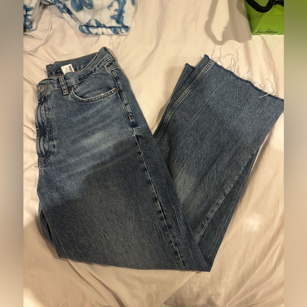 Zara Straight Leg Blue Jeans